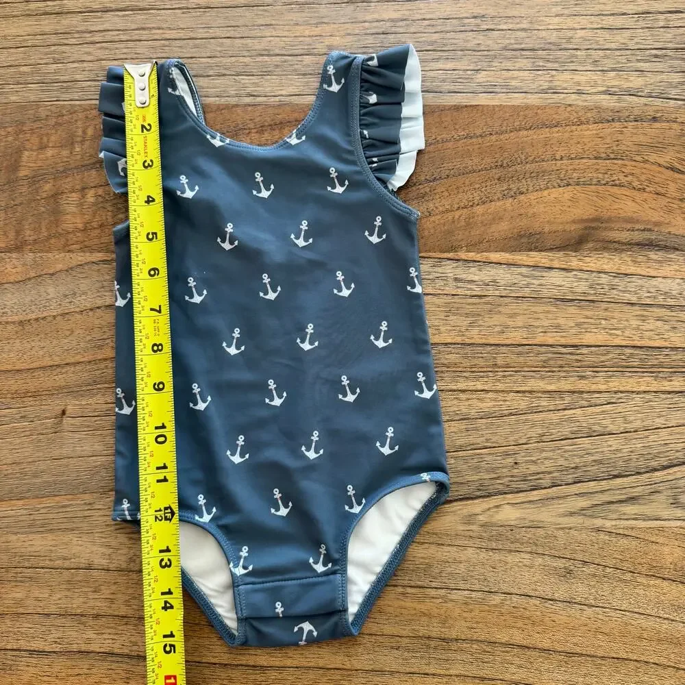 Rylee + Cru Scoop Back One-Piece Anchors - Size 12-18 months